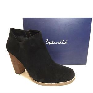 Splendid Daphne Black Ankle Booties Size 7
